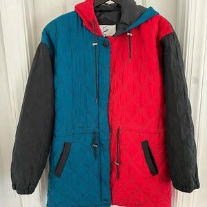 Vintage Triple F.A.T. Sport Colorblock Quilted Jacket